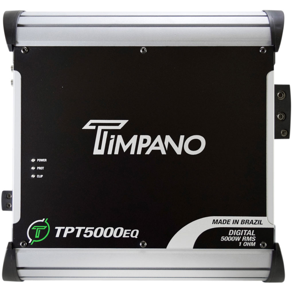 Timpano Audio TPT-5000EQ 1 Ohm 5,000 Watt Mono Car Audio Amplifier